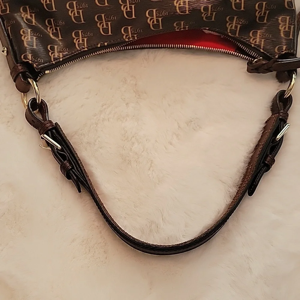 Dooney & Bourke Brown Leather Bag - Picture 5 of 7